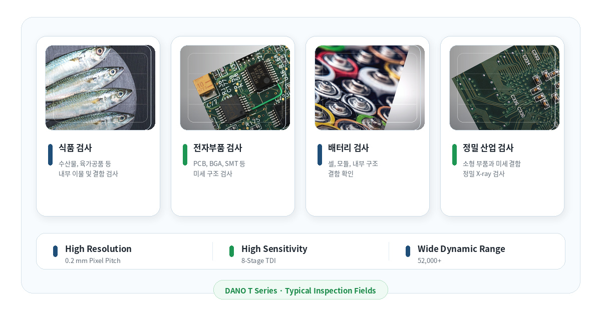 DANO 대표 검사 분야 이미지